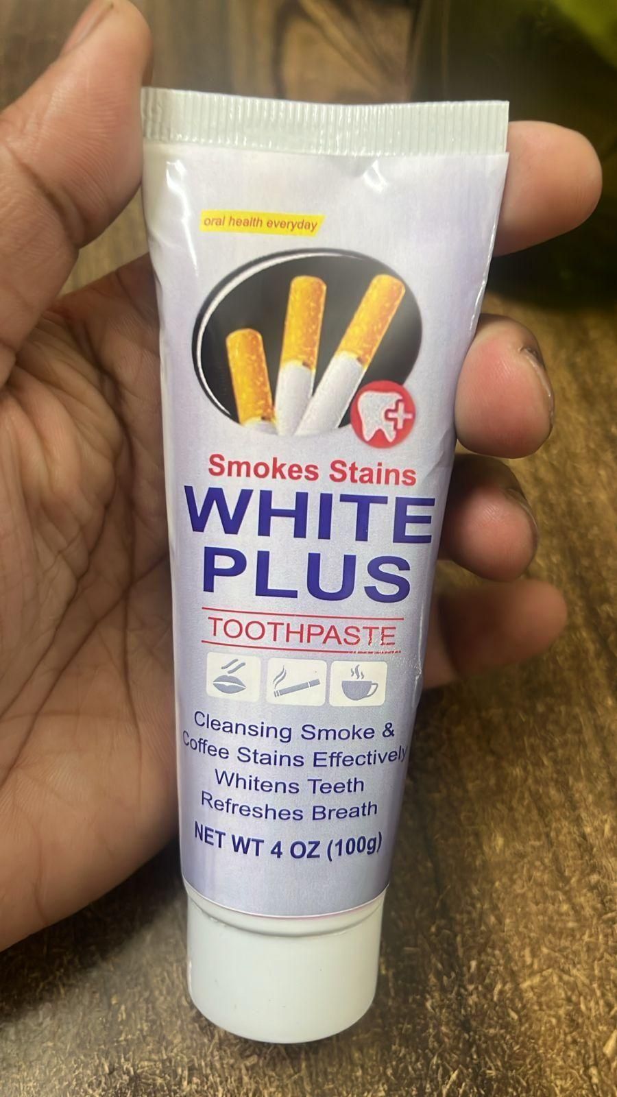 Smoke Stains White Plus Toothpaste 100g