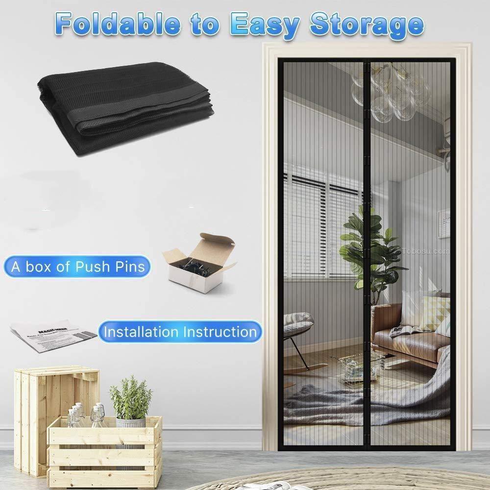 Mesh Screen Magnetic  Mosquito Door Curtain