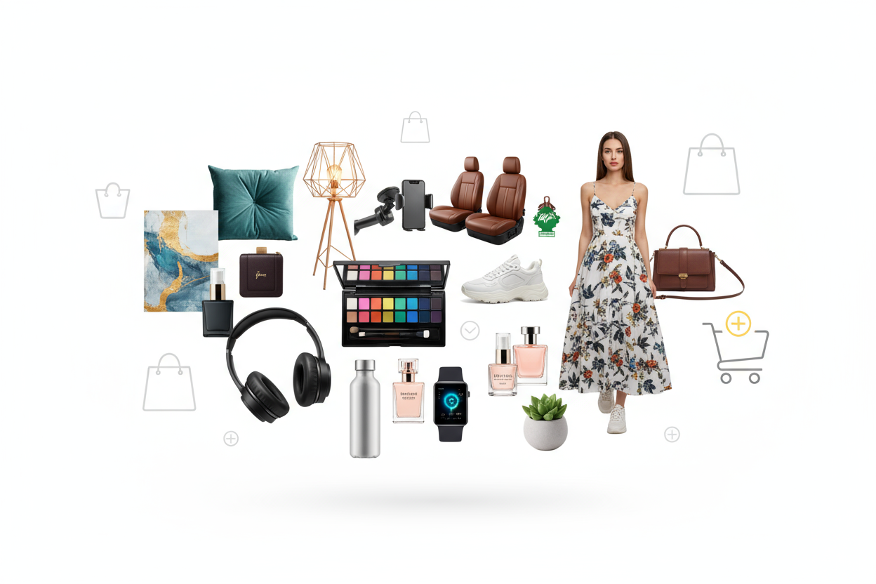 amazon like store make allveraity of products like home car accsesaris and fashion buty and more like flipkart aap