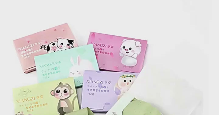 100 Pcs Oil Absorbing Papers